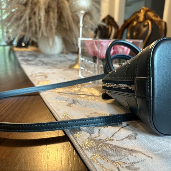 💗 SOLD 💗 LOUIS VUITTON Monogram Alma BB Steel Blue - Picture 9 of 11